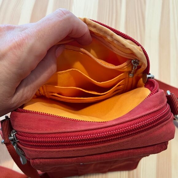 Baggallini Mini Crossbody Travel Bag Handsfree Nylon Card Slots Belt Bag - Picture 3 of 9